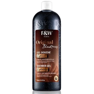 Fair & White Original Exfoliating Black Soap Shower Gel 940ml