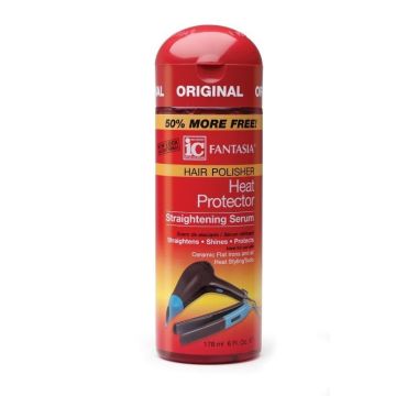 Fantasia Hair Polisher Heat Protector Straightening Serum 177 ml