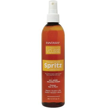 Fantasia Liquid Mousse Sprtiz Mega Hold 12oz verpakking