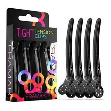 Framar Tight Tension Clips Black voor haarstyling