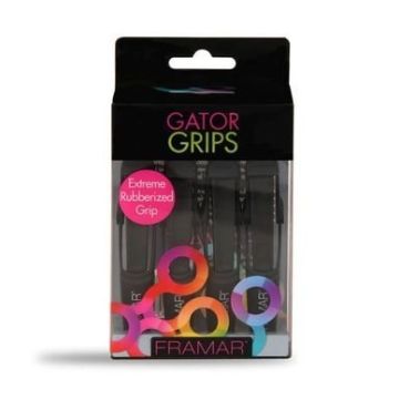 Framar Gator Grips Black klemmen voor haarstyling