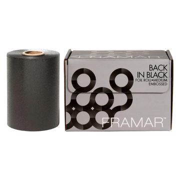 Framar Medium Foil Embossed Back In Black