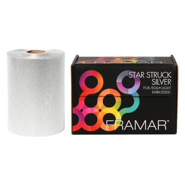 Framar Medium Foil Embossed Star Struck Silver folie