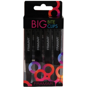 Framar Big Bite Clips Black voor haarstyling
