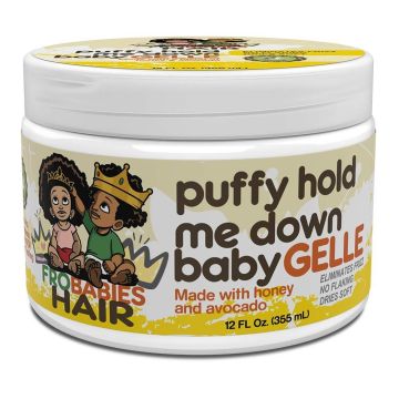 FroBabies Puffy Hold Me Down Baby Gelle Curl Styling Gel Honey & Avocado 355 ml