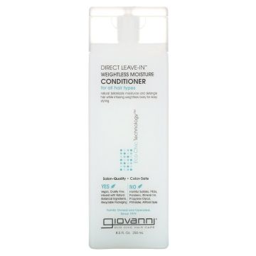 Giovanni Leave-in Weightless Moisture Conditioner 250 ml