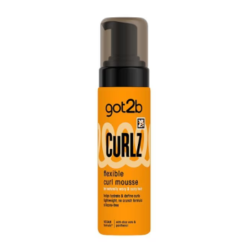 Got2b Curlz Flexible Curl Mousse 200ml verpakking