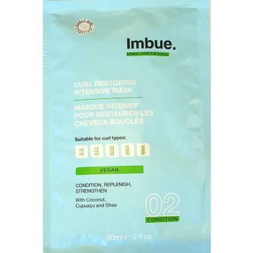 Imbue Curl Restoring Intensive Mask Sachet 60ml voor krullend haar