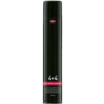 Indola 4+4 Hairspray 500ml verpakking