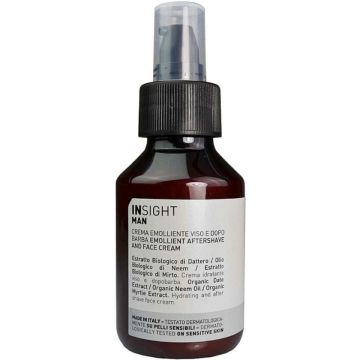Insight Man Emollient Aftershave & Face Cream 100ml