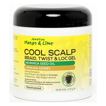Jamaican Mango & Lime No More Itch Cool Scalp Braid, Twist & Lock Gel 177 ml