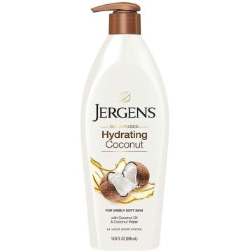 Jergens Hydrating Coconut Argan Moisturizer Lotion 621ml