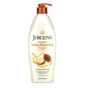 Jergens Deep Restoring Argan Moisturizer Lotion 621ml