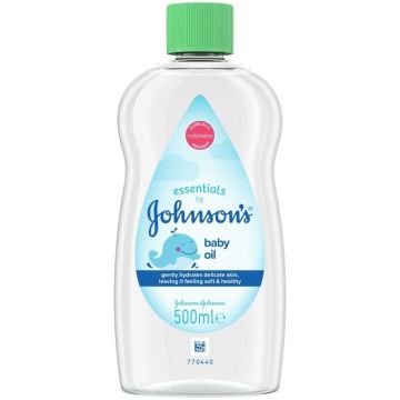 Johnson's Baby Oil Essential 500ml verpakking