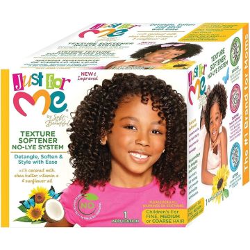 Just For Me Texture Softener No-Lye System Kit voor kinderen