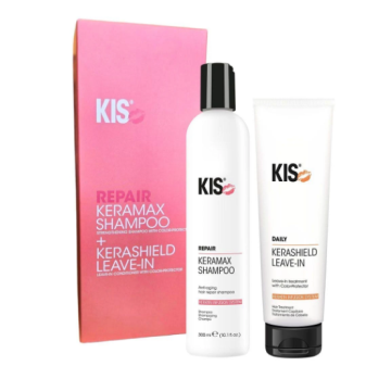 KIS Repair Keramax Shampoo en Kerashield Leave-In Duo
