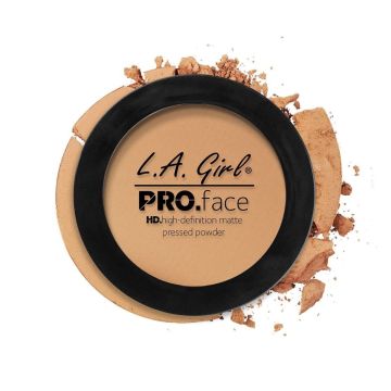 LA Girl HD PRO Face Pressed Powder in Medium Beige