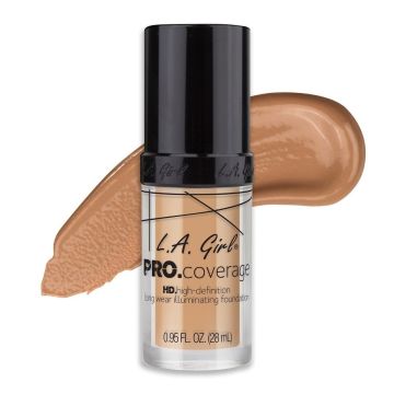 LA Girl PRO Coverage HD Foundation - Natural GLM644