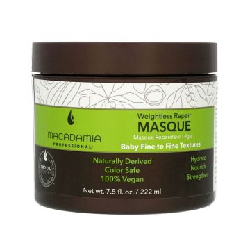 Macadamia Weightless Moisture Mask 222Ml voor hydraterend haar