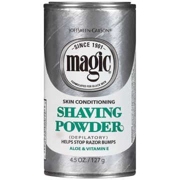 Magic Shaving Powder Platinum 142 g verpakking