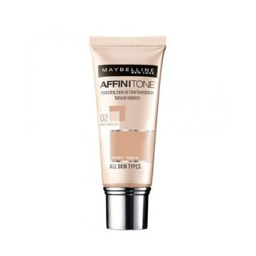 Maybelline Affinitone Foundation 30ml - 02 Light Procelain