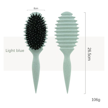 Detangling Curl Shaping Styling Hair Brush Blue voor krullend haar