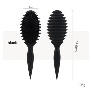 Detangling Curl Shaping Styling Haarborstel Zwart