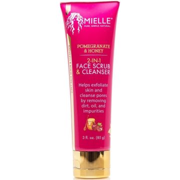 Mielle Organics Pomegranate & Honey 2-in-1 Face Cleanser & Scrub 85g