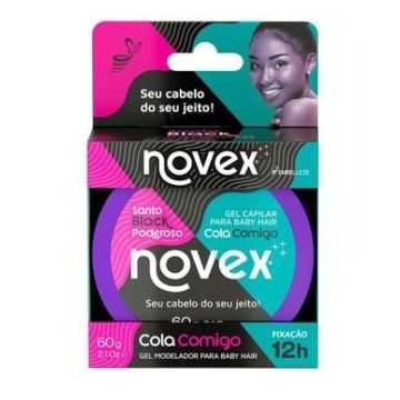 Novex Mystic Black Edge Control Gel Strong Hold 60 g