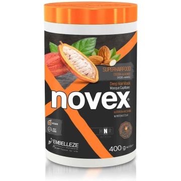 Novex SuperHairFood Cocoa & Almond Mask 400g