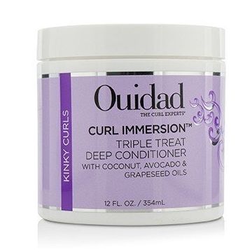 OUIDAD Curl Immersion Triple Treat Deep Conditioner, 12 Fl Oz