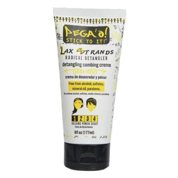 Pega'O Lax Strands Combing Cream 6oz voor moeiteloos ontwarren