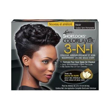 Pink Shortlooks Color Relaxer Kit Black