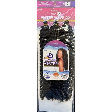 ViviTress Pre Stretched Water Wave 3x 22" - 2 haarextensies