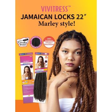 ViviTress Jamaican Lock 22 inch - Kleur 4 haarextensies