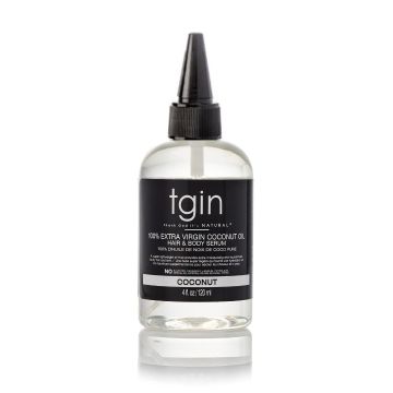 TGIN 100% Extra Virgin Coconut Oil Hair and Body Serum 4oz