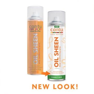 Cantu Shea Butter Sheen Spray 382 ml voor glanzend en pluisvrij haar