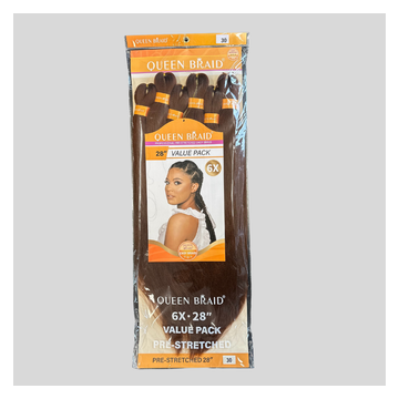 Queen Braids Pre Stretched 6x 28'' 30 haarproducten