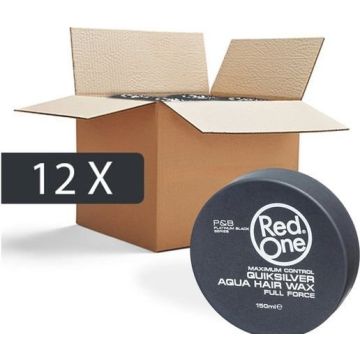 Red One Wax Quick Silver Haarwax - Voordeelpakket 12X