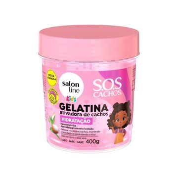 Salon Line SOS Cachos Kids Hydration Curl Activating Gelatin 400g