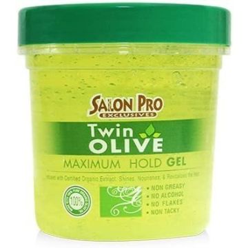 Salon Pro Twin Olive Maximum Hold Gel 8oz