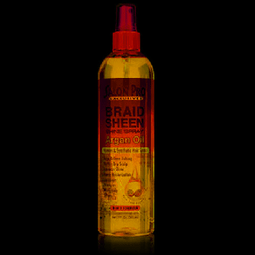 Salon Pro Braid Sheen Spray Argan Oil 355ml