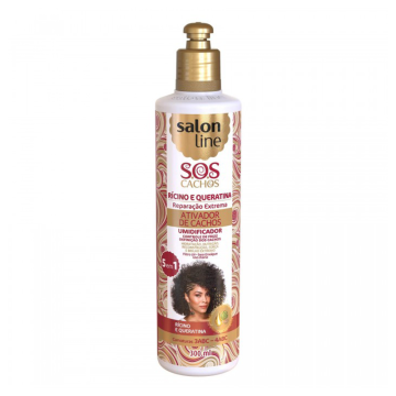 Salon Line Restoration Keratin and Castor Oil Curl Activator 300ml