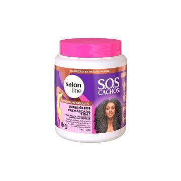 Salon Line SOS Cachos 2 in 1 Oil Mix Cream Mask 1Kg