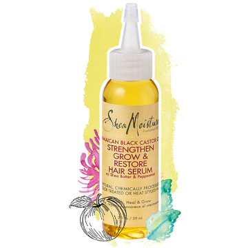 Shea Moisture Jamaican Black Castor Oil Hair Serum 2oz / 59ml