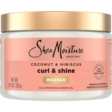 Shea Moisture Coconut & Hibiscus Curl & Shine Hair Masque 340 gr