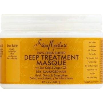 Shea Moisture Raw Deep Treatment Masque 340 g voor diep herstel van haar