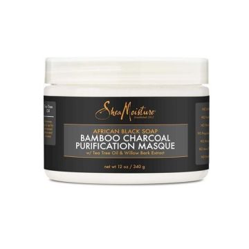 Shea Moisture African Black Soap Bamboo Charcoal Purification Masque 340 gr