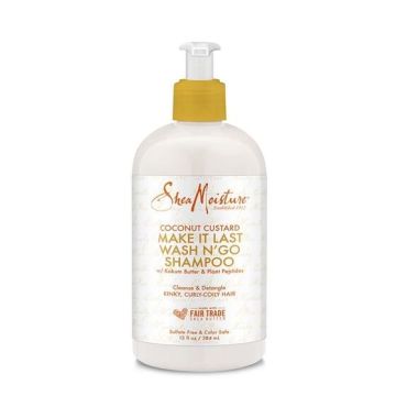 Shea Moisture Coconut Custard Make it Last Wash N' Go Shampoo 384 ml