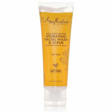 Shea Moisture Raw Shea Facial Wash & Scrub 4oz productafbeelding
